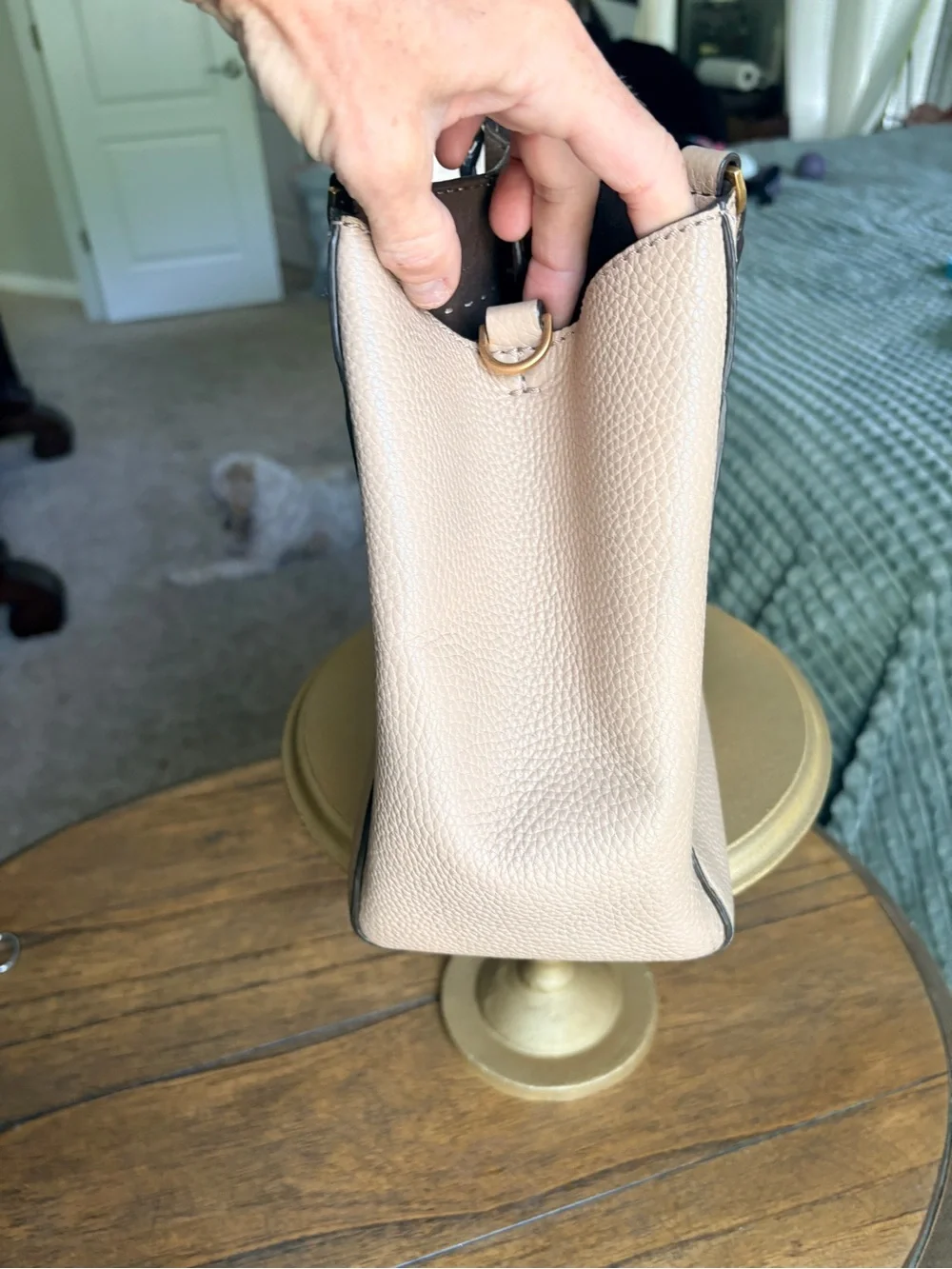 Tory Burch structured pebbled